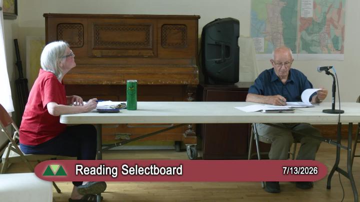 Thumbnail image for Reading Select Board Meeting - 7/13/26
