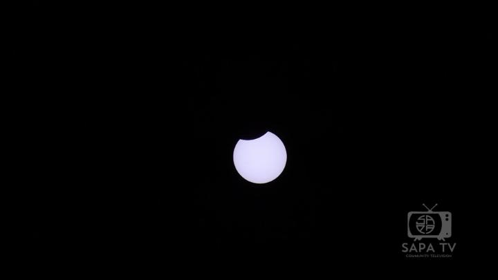 Thumbnail image for Partial Eclipse as Seen at SAPA TV - 8/12/26