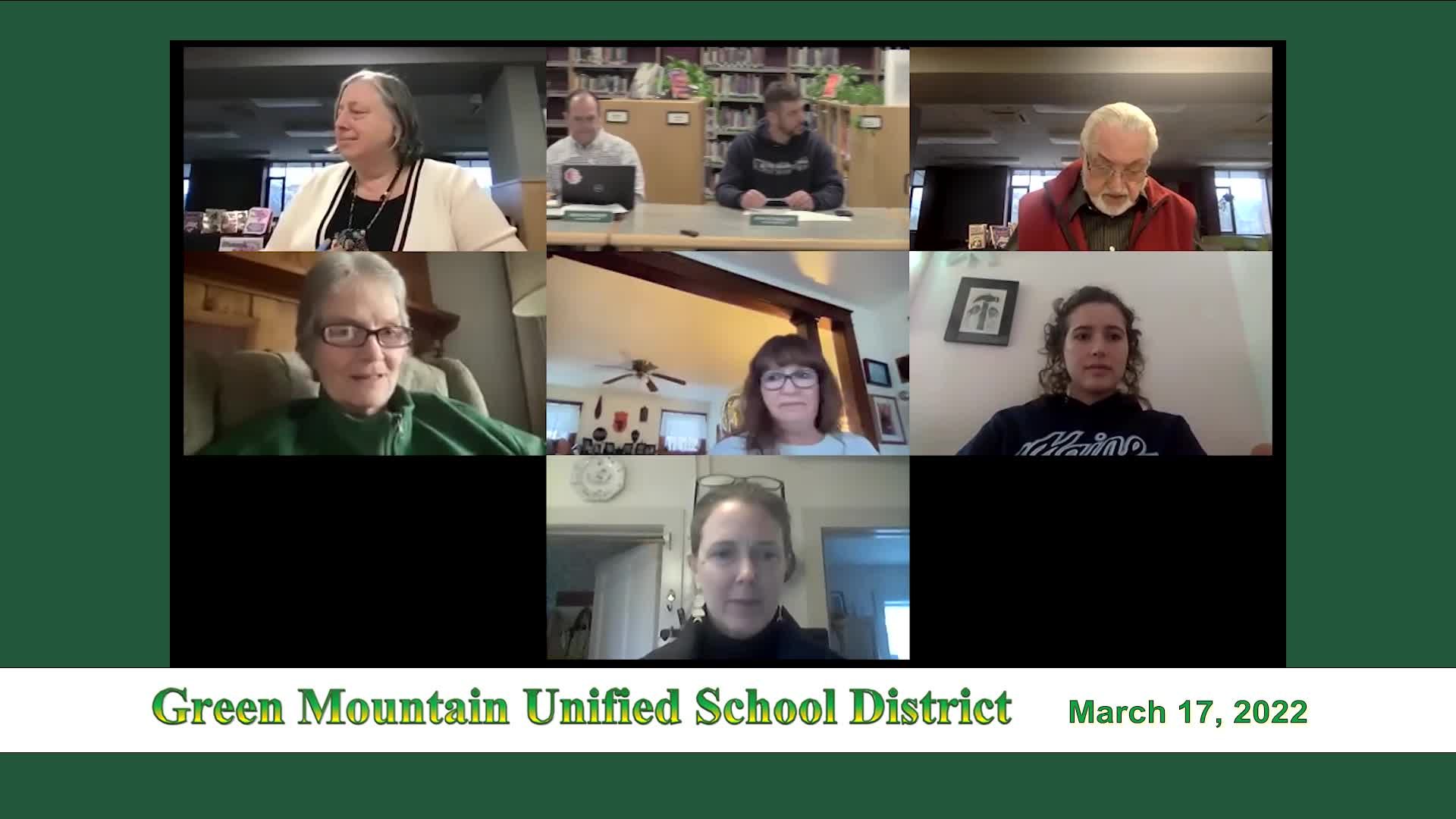GMUSD Board Meeting - 3/17/22