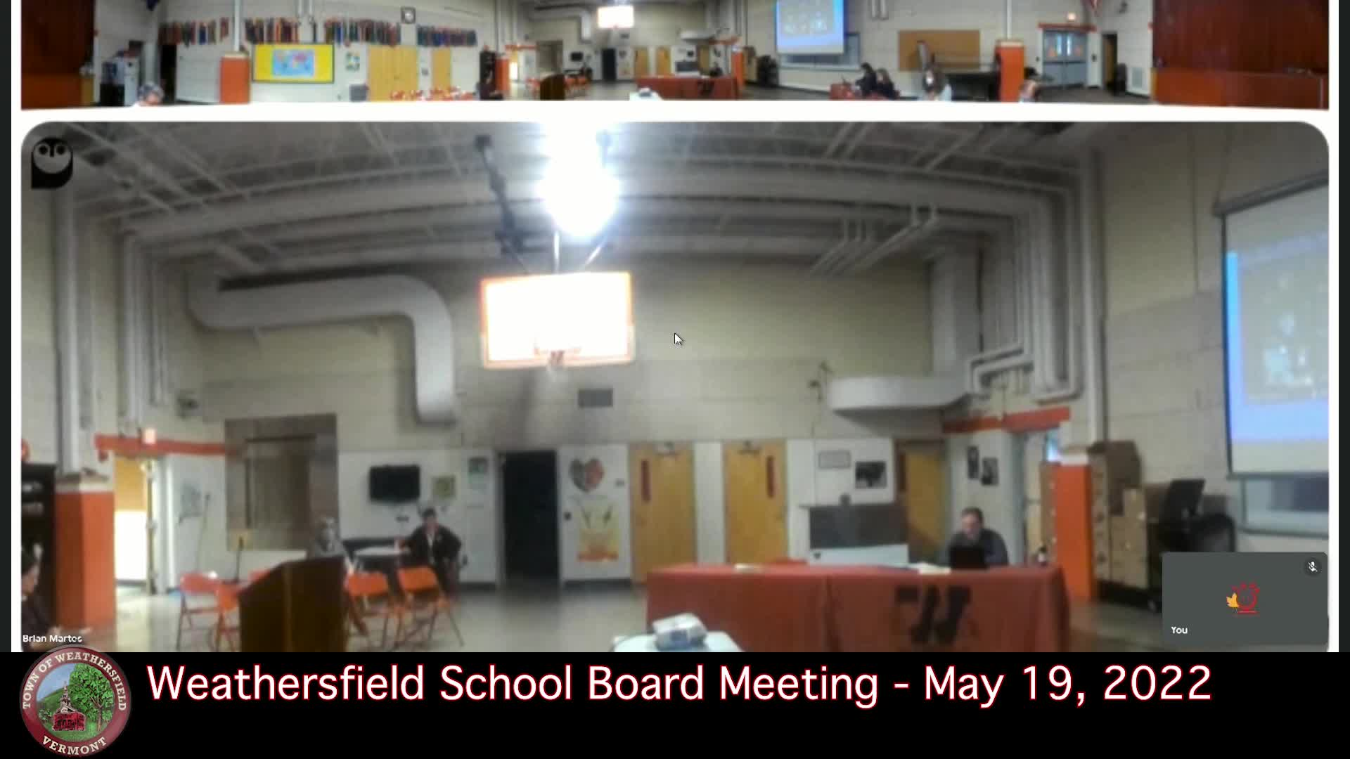 Weathersfield School Board Meeting - 5/19/22
