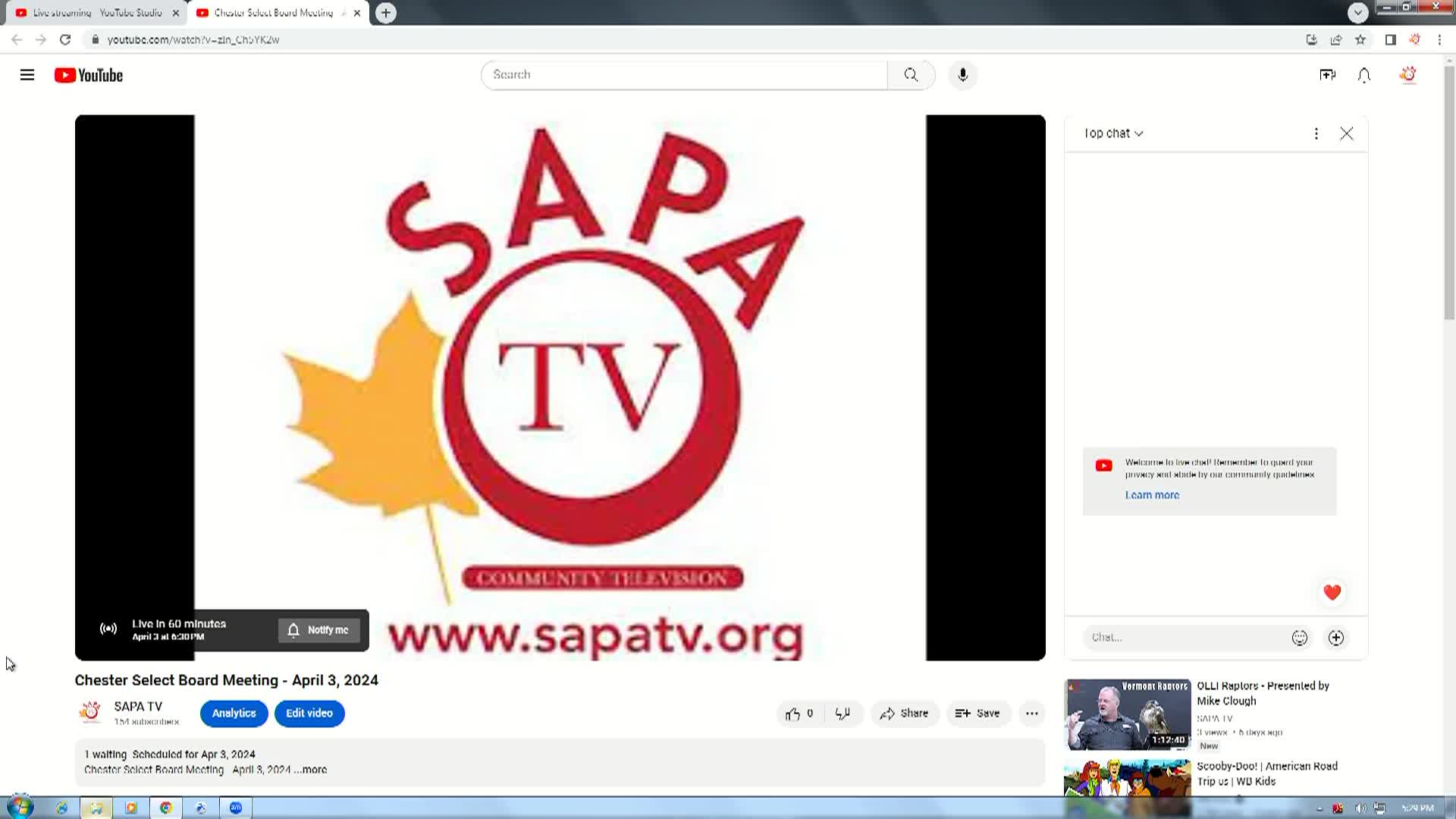 Thumbnail image for Chester Select Board Meeting - 4/3/24